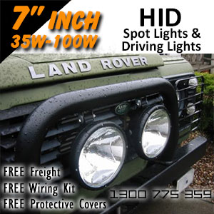 DR500 7 Inch HID Spot and Driving Lights